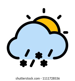 Freezing sleet day