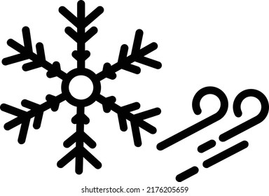 Freezing Vector Line Icon Design