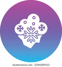 Freezing Weather vector icon. Can be used for printing, mobile and web applications.