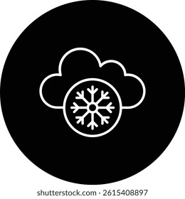Freezing Weather vector icon. Can be used for printing, mobile and web applications.