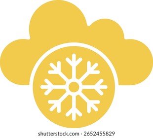 Icono de Vector de Clima congelado. Se puede utilizar para aplicaciones de impresión, móviles y de Web.