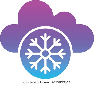 Ícone de vetor de Tempo Congelante. Pode ser usado para impressão, aplicativos móveis e da Web.