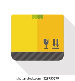 freight box flat icon