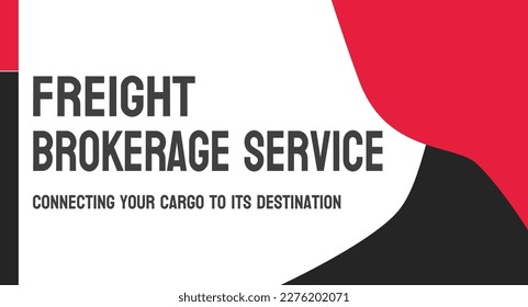 Freight Brokerage Service - A middleman between shippers and carriers in freight transportation.