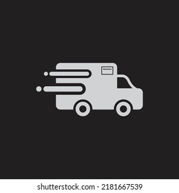 freight car icon, vector illustration.