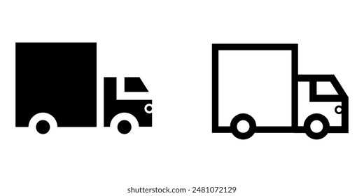 freight cars icon on white background