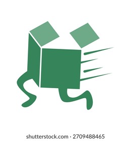 Projeto do logotipo do serviço de despacho de cargas