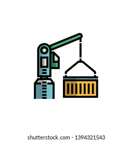 freight icon sign signifier vector