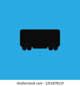 freight locomotive icon vector