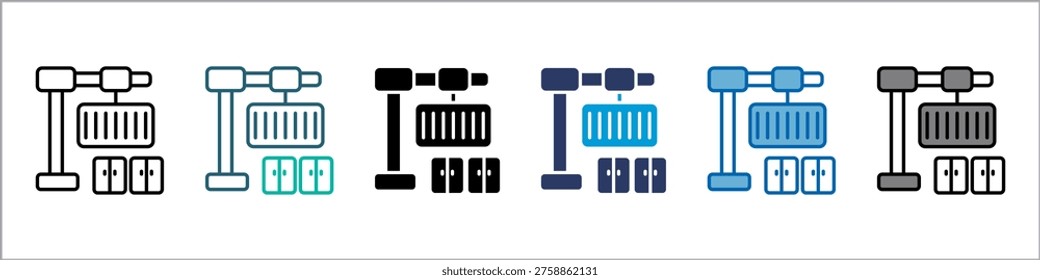 Freight Single Icon Pack Multistyle
