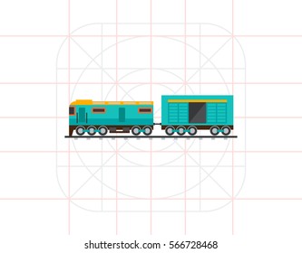 Freight Train Car Icon