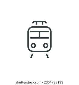 Icono de logística de envío de mercancías para el tren de mercancías, ilustración vectorial