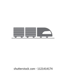 Freight train icon. Simple element illustration. Freight train symbol design from Transport collection set. Can be used for web and mobile on white background