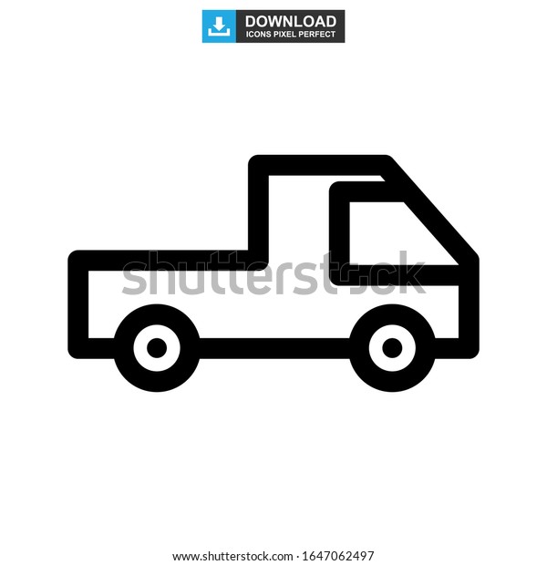 freight truck icon or
logo isolated sign symbol vector illustration - high quality black
style vector icons
