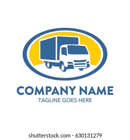 Freight Truck Logo Template