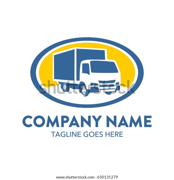 Freight Truck Logo Template Stock Vector (Royalty Free) 630131279