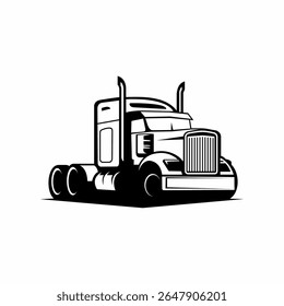 Freightliner Semi Truck 18 Wheeler Vetor
