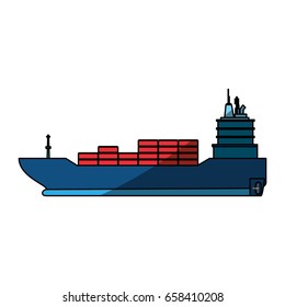 Freigther boat ship