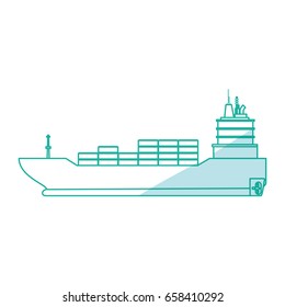 Freigther boat ship