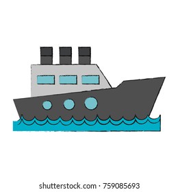Freigther boat ship