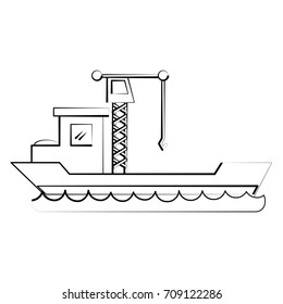 Freigther ship boat