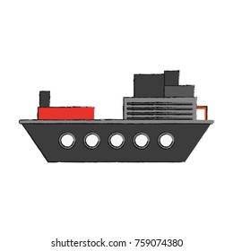 Freigther ship boat