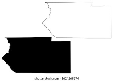 Fremont County, Colorado (U.S. county, United States of America,USA, U.S., US) map vector illustration, scribble sketch Fremont map