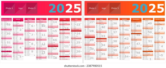 french 2025 calendar with saints moon phases