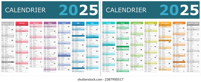 french 2025 calendar with saints moon phases