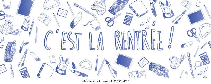 C Est La Rentree Images Photos Et Images Vectorielles De Stock Shutterstock