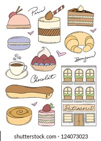 French Bakery Doodles