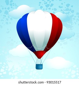 hot air balloon in french