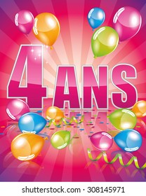 Anniversaire 4 Ans High Res Stock Images Shutterstock