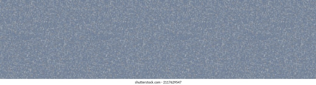 Ropa de lino moteada irregular de color azul francés sin soldadura. Pista de campo tonal estilo casa de campo con fondo abstracto. Sencillo efecto textil de tela rústica vintage. Textura primitiva trapo chic