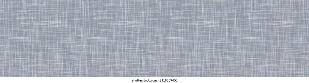 French blue irregular mottled linen seamless pattern. Tonal country cottage style abstract speckled background. Simple vintage rustic fabric textile effect. Primitive texture shabby chic cloth