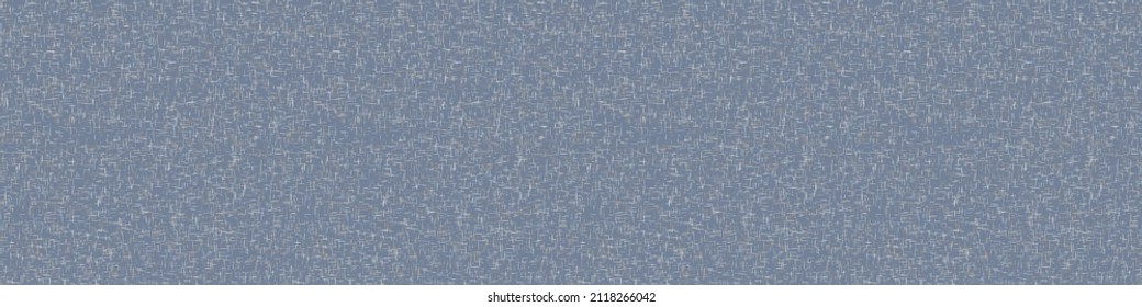 French blue irregular mottled linen seamless pattern. Tonal country cottage style abstract speckled background. Simple vintage rustic fabric textile effect. Primitive texture shabby chic cloth