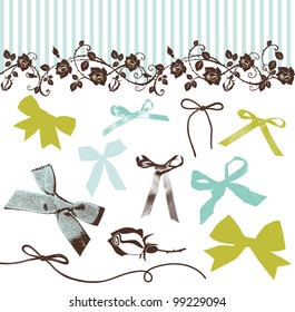 Französische Bogen und Rosen