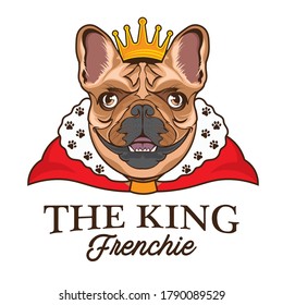 French Buldog vector illustration, good for breeder and frenchie dog club lover