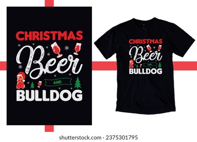 French Bulldog Christmas, Christmas Beer Bulldog, Christmas Shirt bundle, Xmas Lighting Santa Ugly French Bulldog Christmas Dog Shirt,