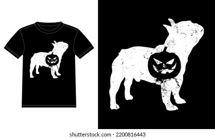 French Bulldog Cute Frenchie Pumpkin Gift T-Shirt