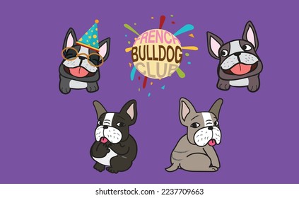 french bulldog fun cute dog club