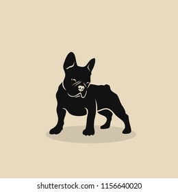 French Bulldog Icon - Isolated Vector Illustration