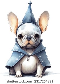 french bulldog, pet, dog, cute costume, dog's cloth