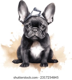 french bulldog, pet, dog, cute costume, dog's cloth
