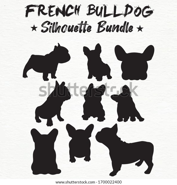 Download French Bulldog Silhouette Vector Design Bulldog Stock Vector Royalty Free 1700022400