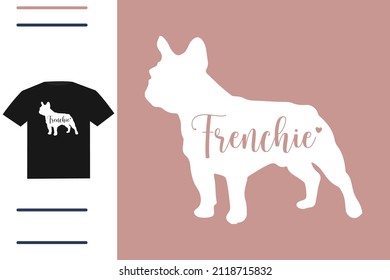 French bulldog t shirt design