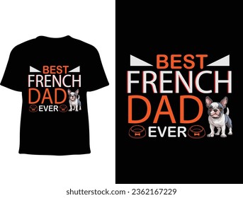 French bulldog t shirt design 