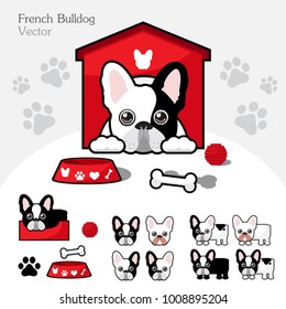 french bulldog vector