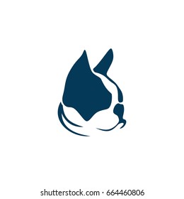 French bulldog vector illustration