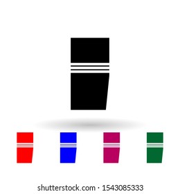 French captain military ranks and insignia multi color icon. Simple glyph, flat vector of Ranks in the French icons for ui and ux, website or mobile application